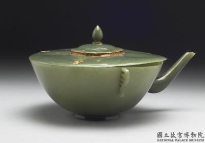 图片[2]-Jade lidded bowl with spout and handles, Central Asia to Eastern Europe-China Archive